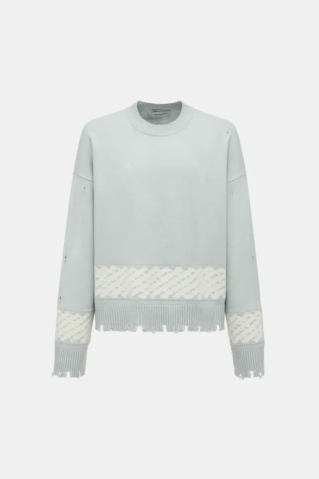 Feng Chen Wang Yu Zi Xie striktrøje ripped jacquard