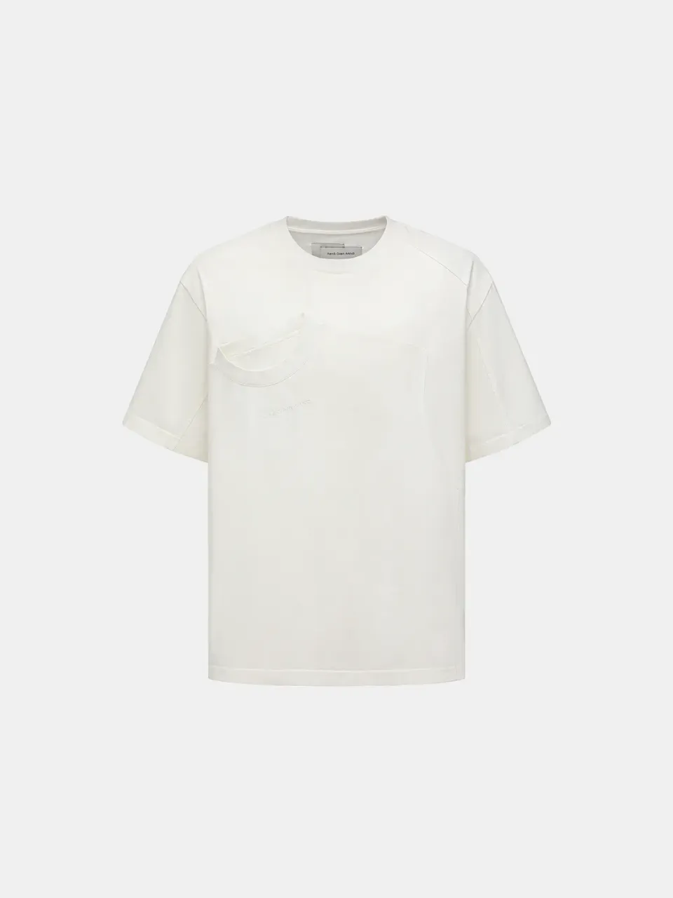 Feng Chen Wang White Deconstructed 2-i-1 t-shirt hvid