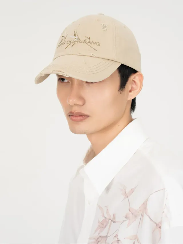 Feng Chen Wang Khaki Bamboo kasket bambusbroderi OS