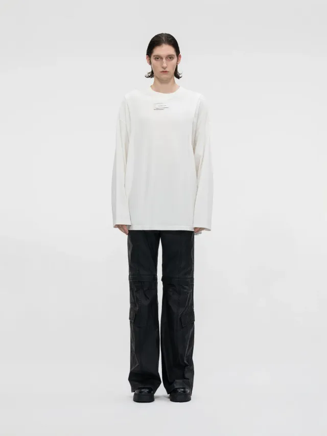 Feng Chen Wang Double Neck jersey løs herre