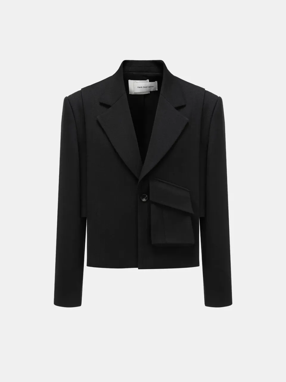 Feng Chen Wang Deconstructed Crop jakke cropped dame