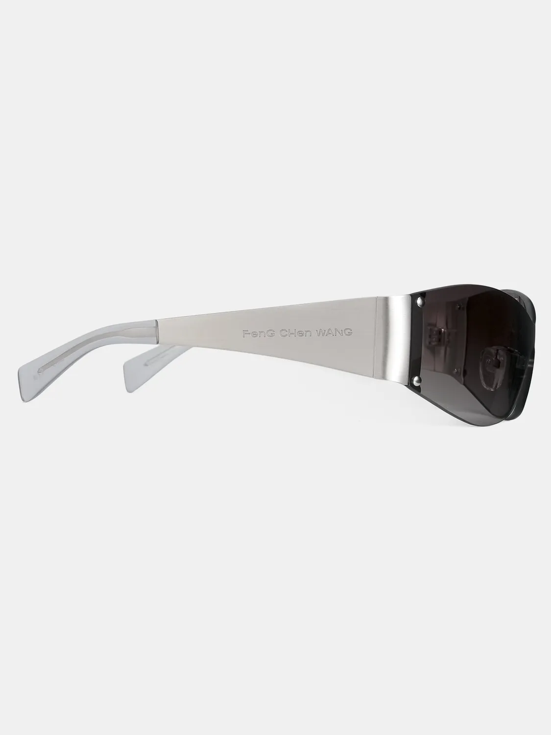 Feng Chen Wang Silver Rimless solbriller sølv