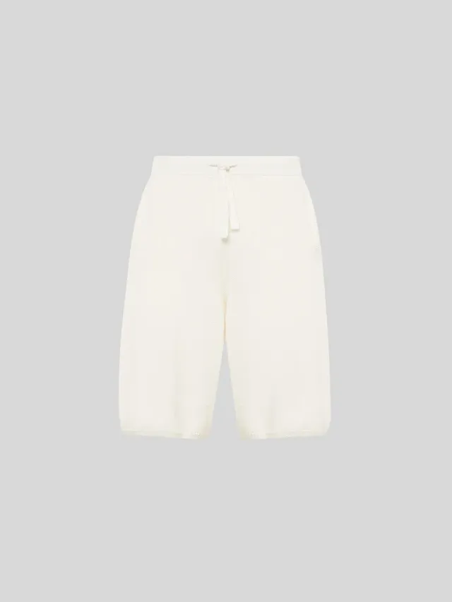 Laneus Used-Effect bermudashorts isegrå bomuld