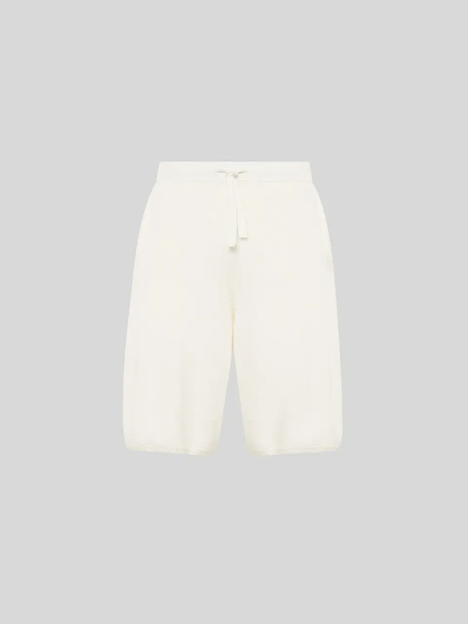 Laneus Used-Effect bermudashorts isegrå bomuld