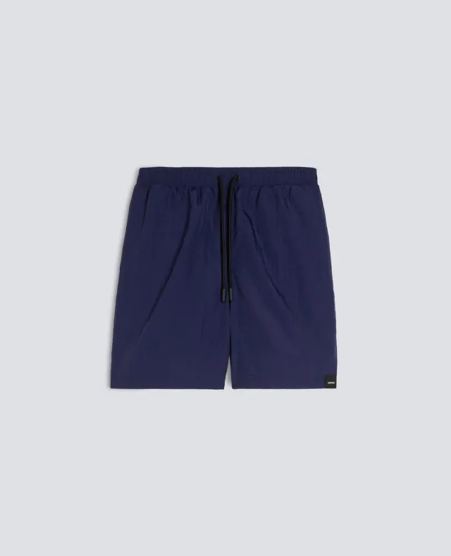 Aspesi badeshorts nylon navy crinkle