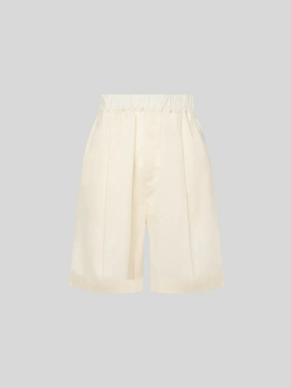Laneus Melrose Bermuda Shorts cream bomuld