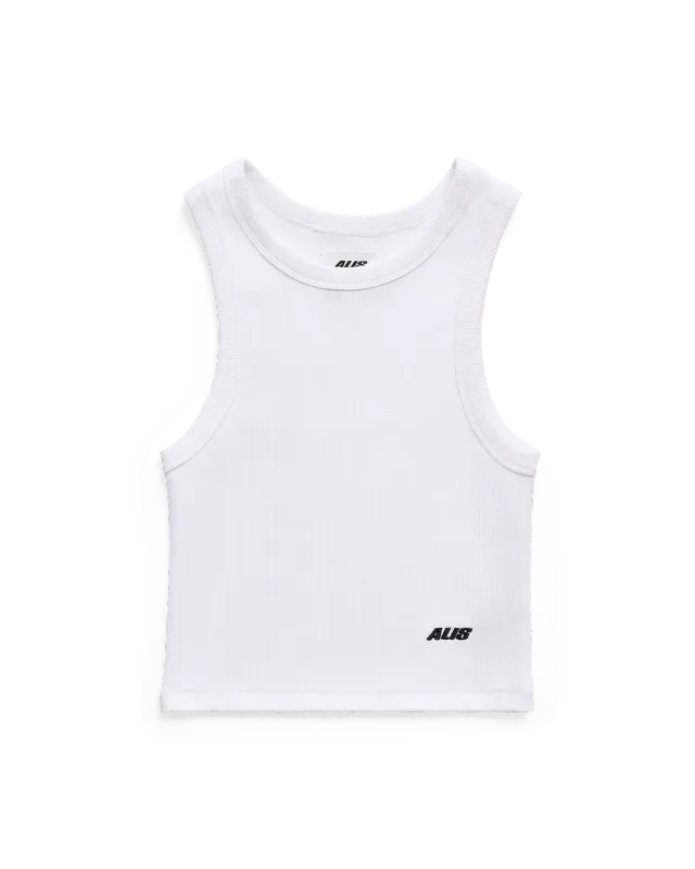 Alis Whitney baby tank top 3-pak rib bomuld