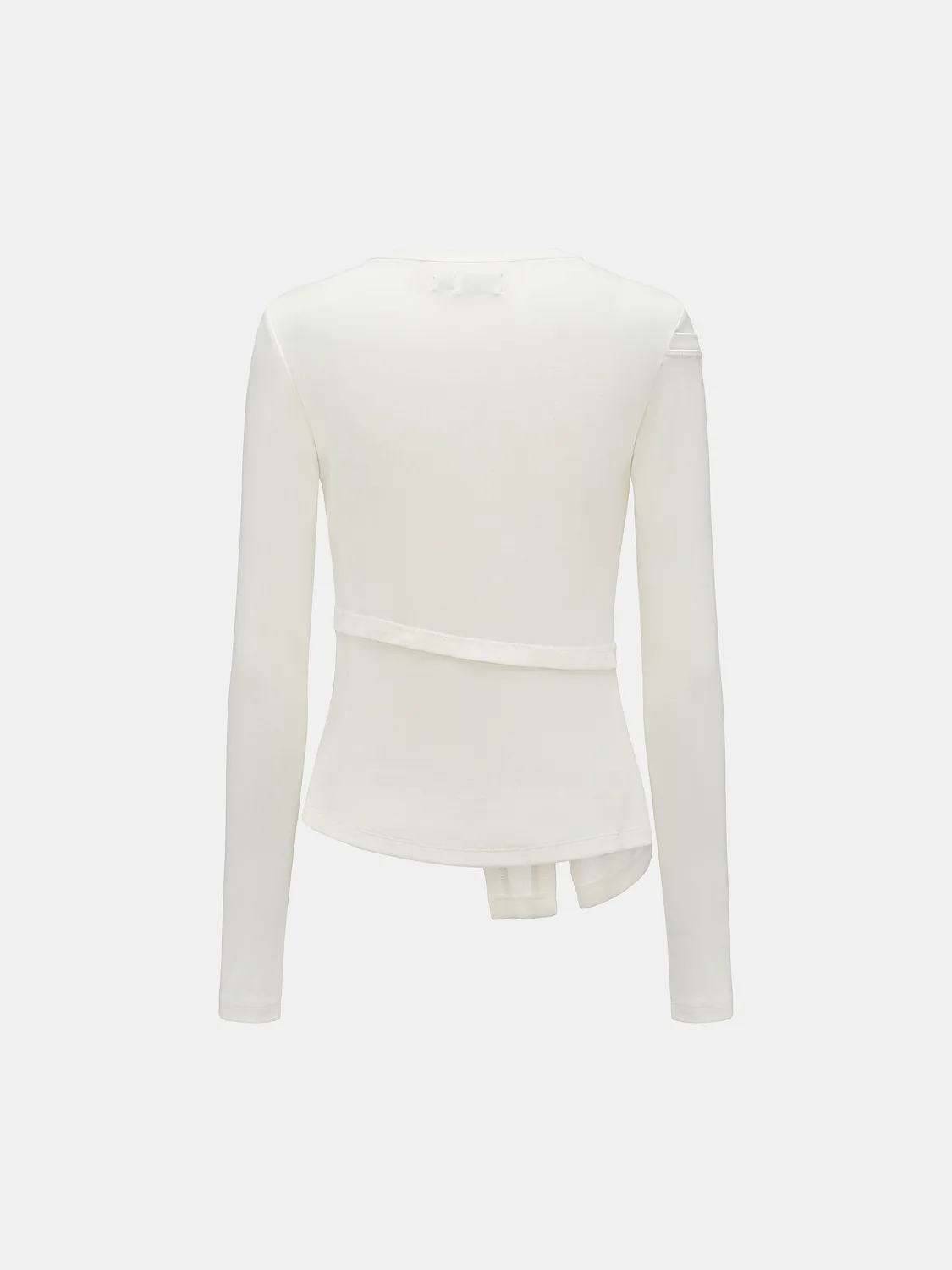 Feng Chen Wang 2-in-1 Base Layer Top hvid slim