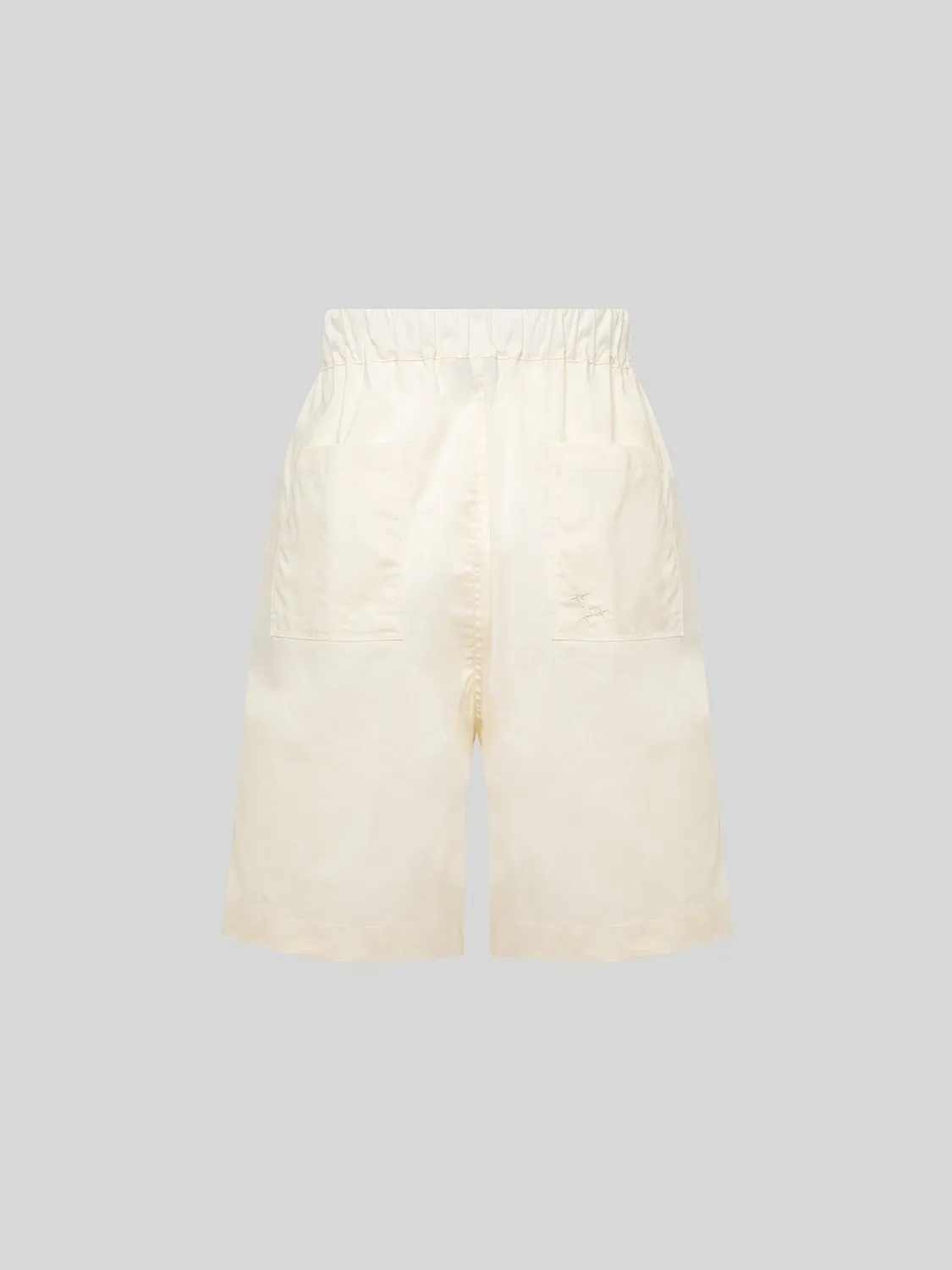 Laneus Melrose Bermuda Shorts cream bomuld