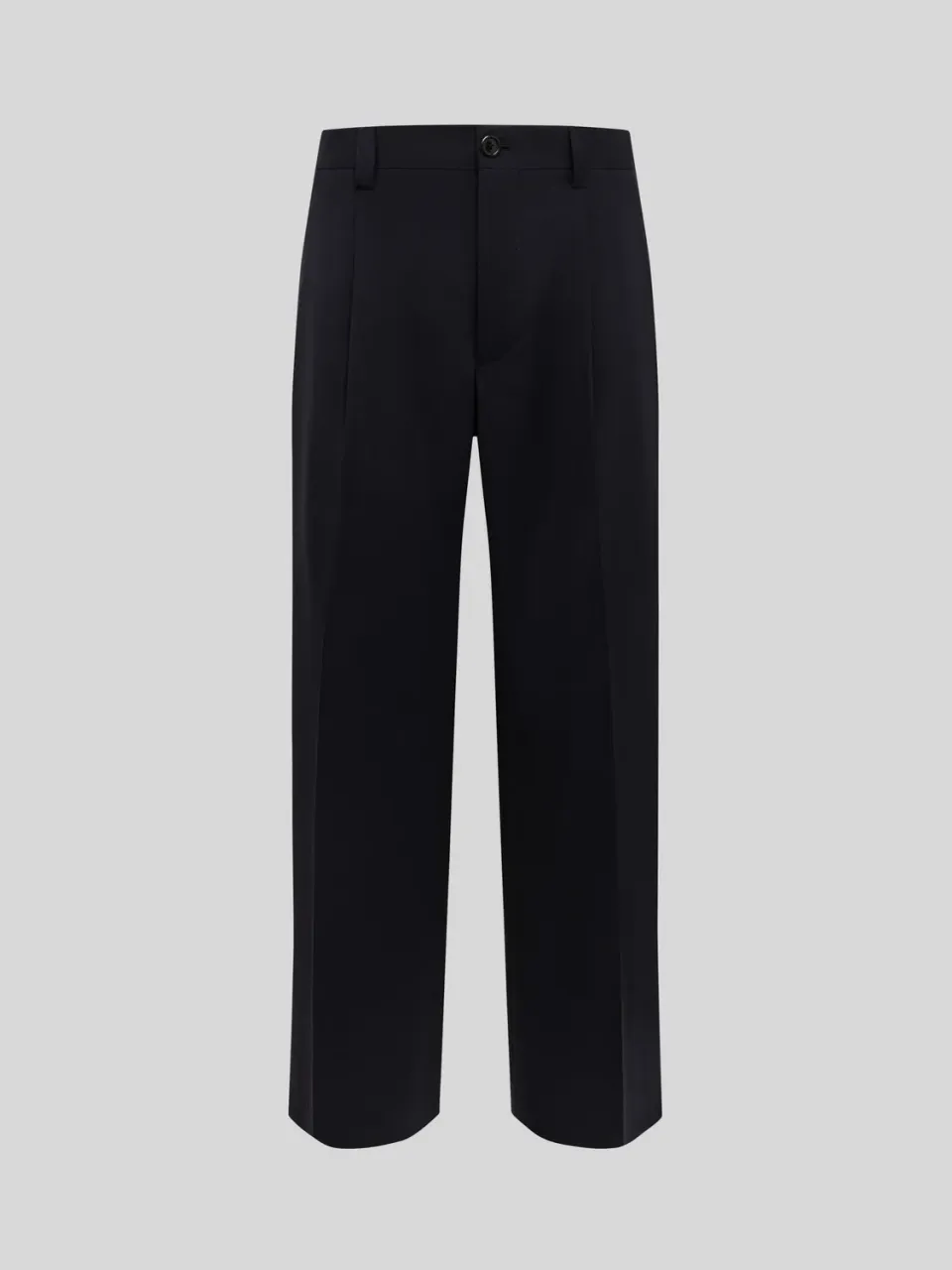 Laneus wide-leg uld bukser navy fresco 44-54