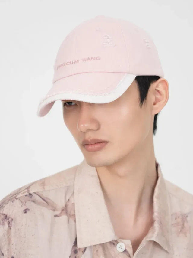 Feng Chen Wang Pink Denim baseball cap lyserød denim