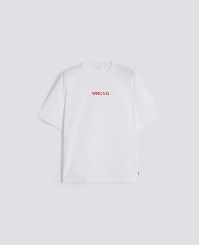 Aspesi Wrong t-shirt hvid bomuld str XS-XXXL