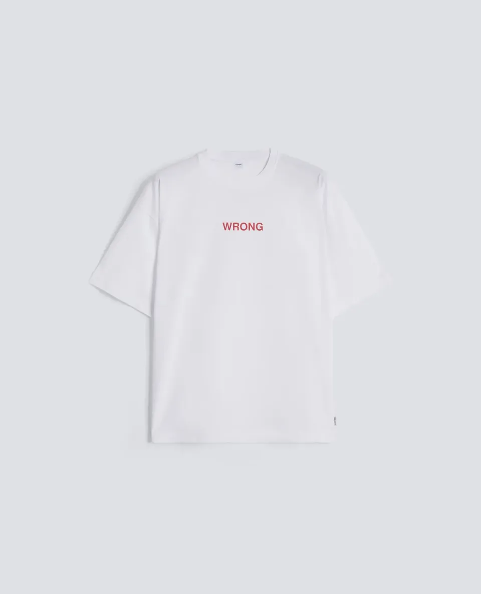 Aspesi Wrong t-shirt hvid bomuld str XS-XXXL