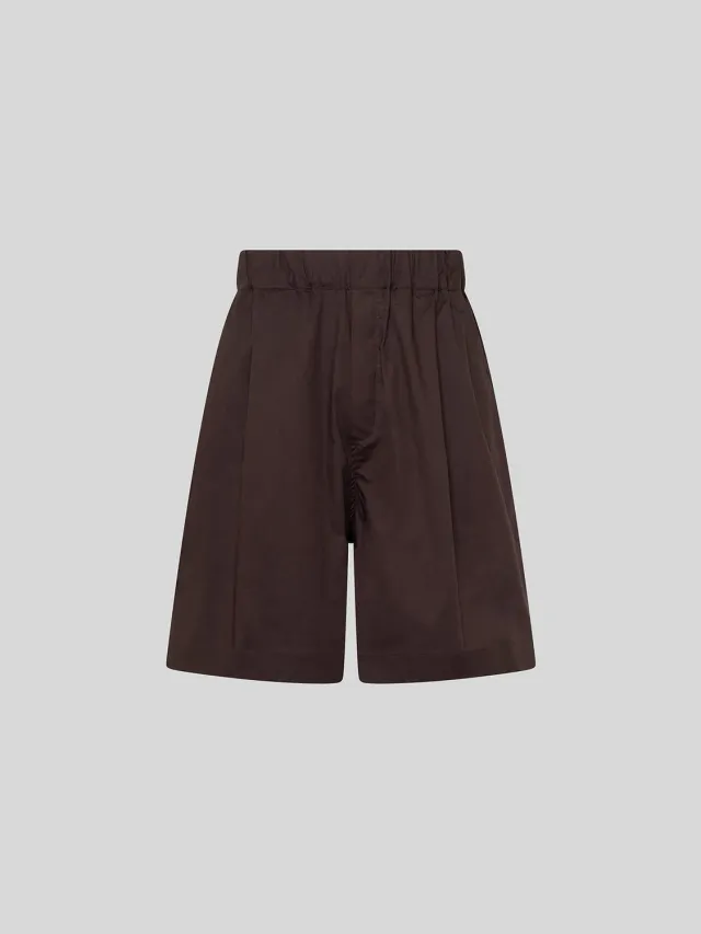 Laneus Melrose shorts CHOCOLATE bomuld