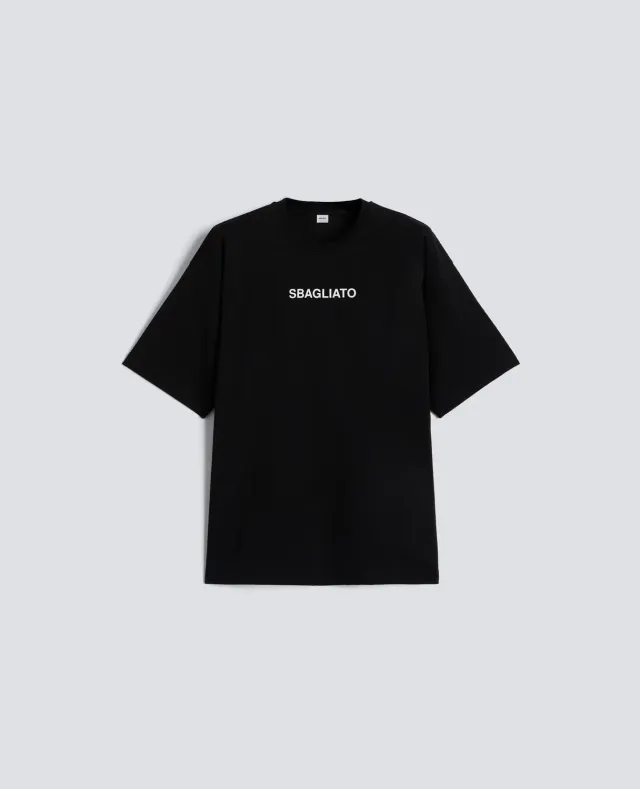 Aspesi Sbagliato t-shirt sort bomuld XS-XXXL