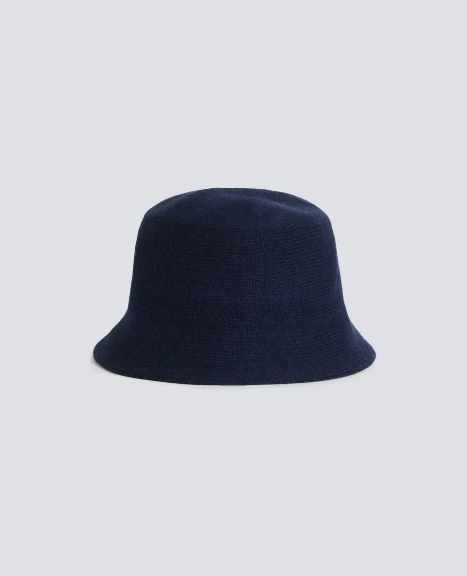 Aspesi bøllehat navy uld cashmere