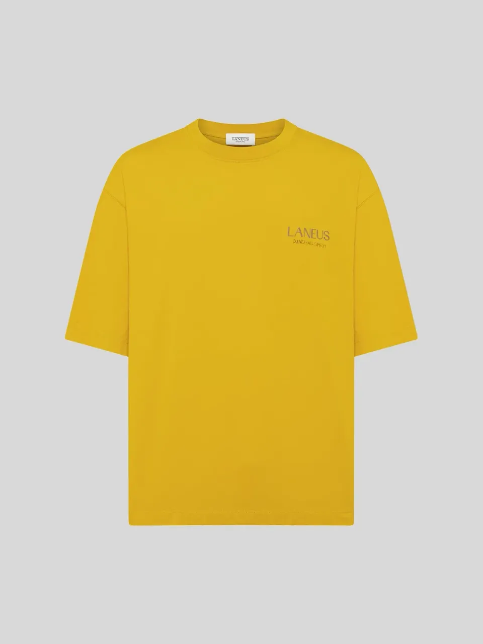 Laneus Oversized Jersey t-shirt saffron bomuld-print