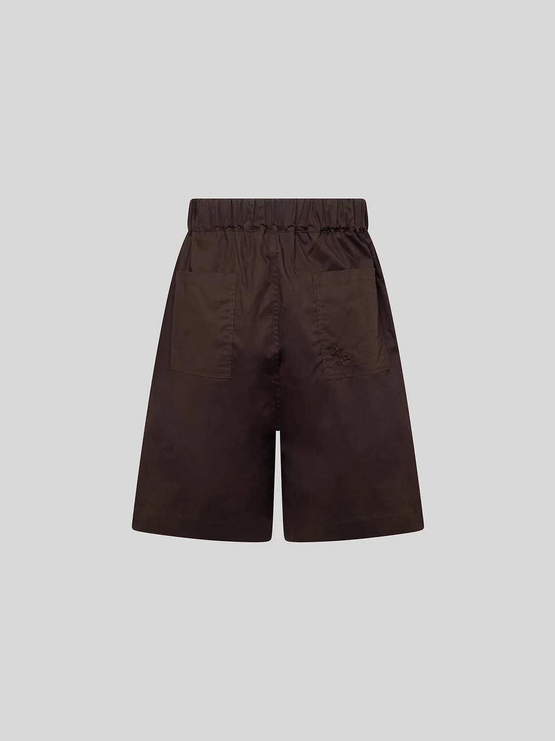 Laneus Melrose shorts CHOCOLATE bomuld