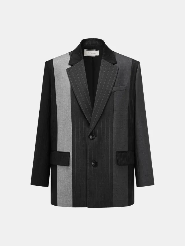 Feng Chen Wang Multi Panelled blazer jakke panel