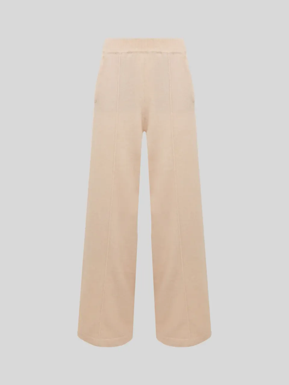Laneus Cashmere Silk bukser creme afslappet