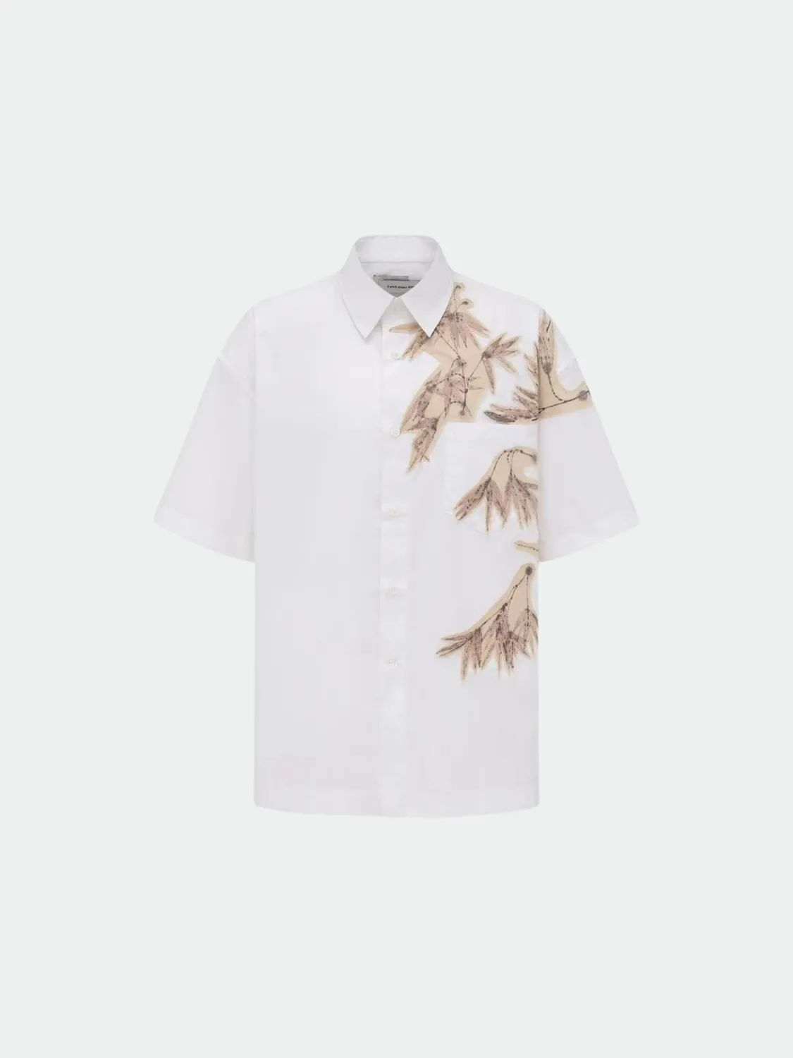 Feng Chen Wang Bamboo kortærmet skjorte XS-XL applikation