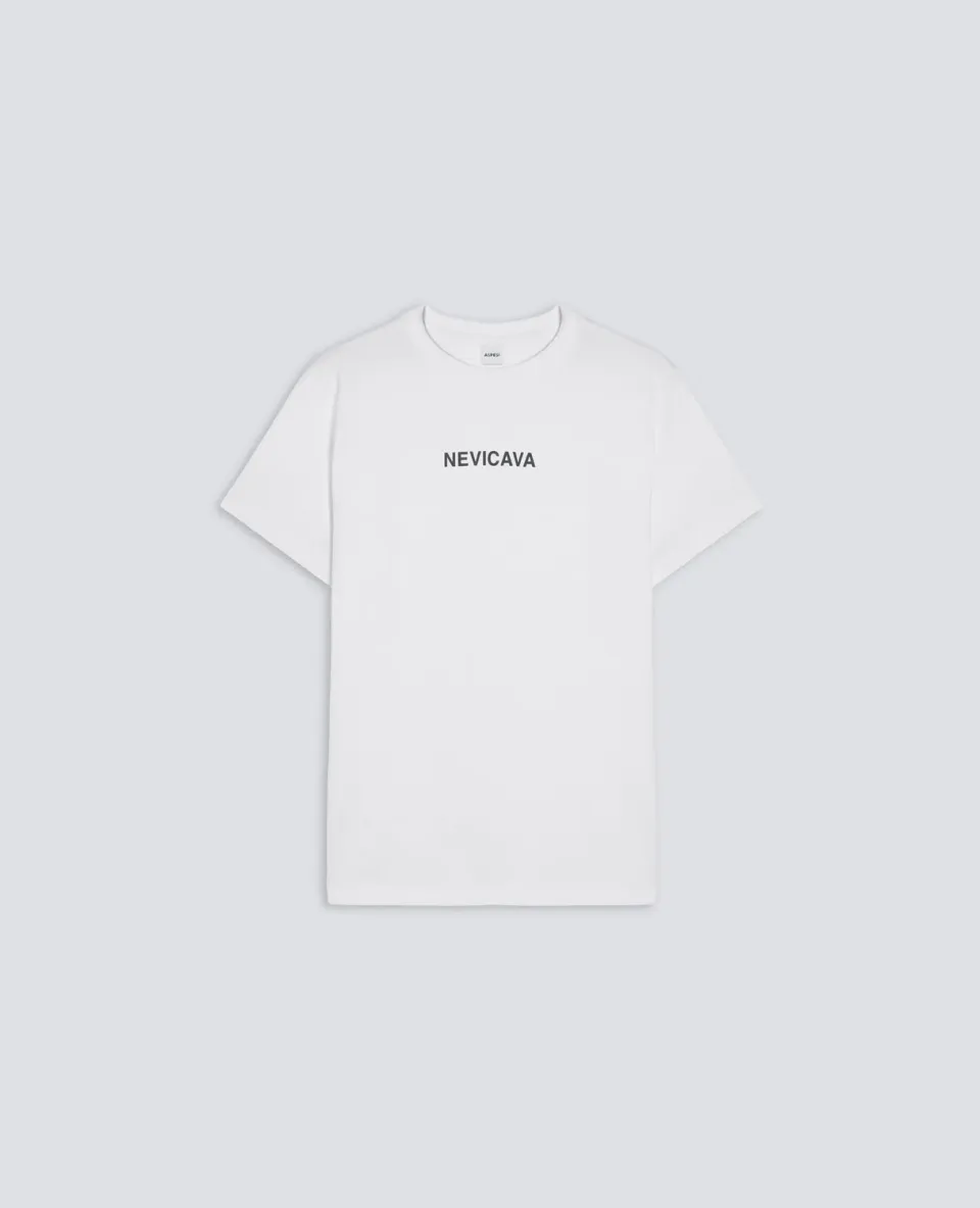 Aspesi Nevicava t-shirt hvid bomuld kort ærme