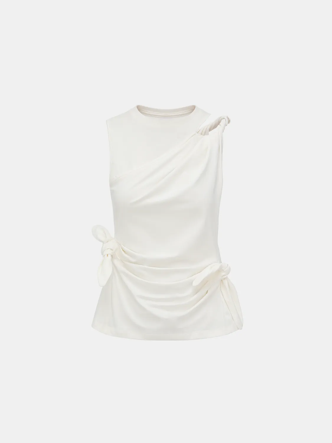Feng Chen Wang Knotted tanktop hvid