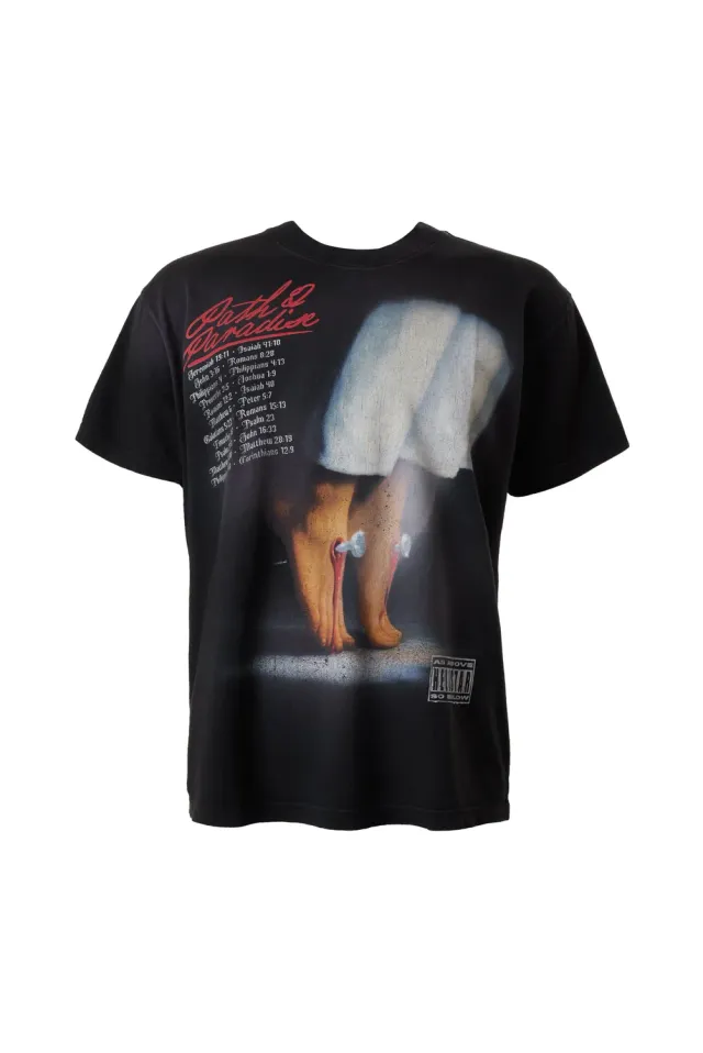 Hellstar Nailed Tour 96 t-shirt sort bomuld