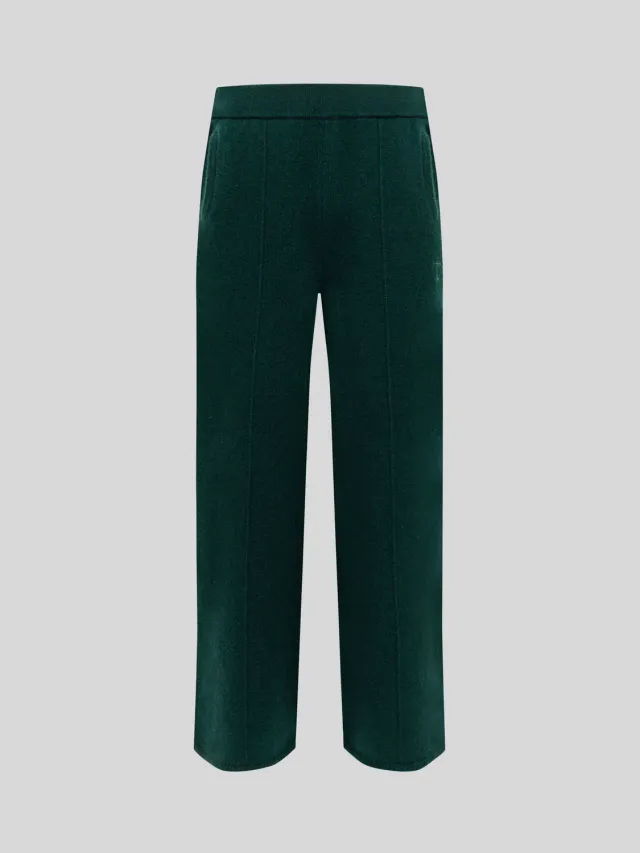 Laneus herrebukser skovgrøn uld cashmere
