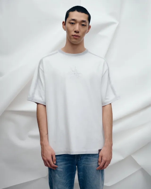 Feng Chen Wang Lee T-Shirt Oversized Lyseblå Mænd