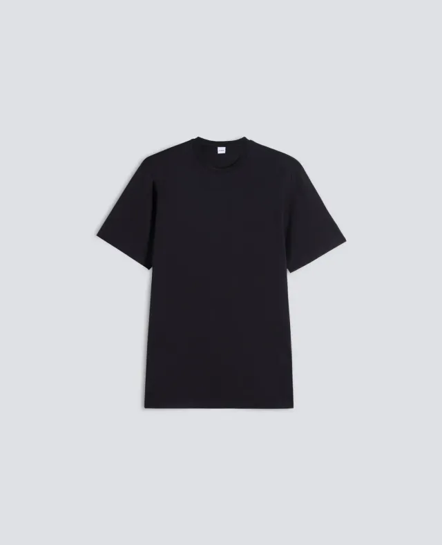 Aspesi T-shirt bomuldsjersey sort slim fit