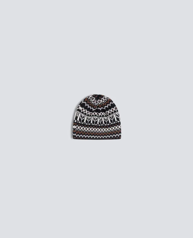 Aspesi hat sort bomuld hamp uld one size
