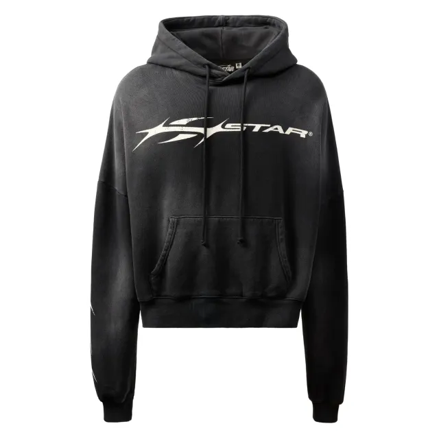 Hellstar HStar hoodie sort fleece