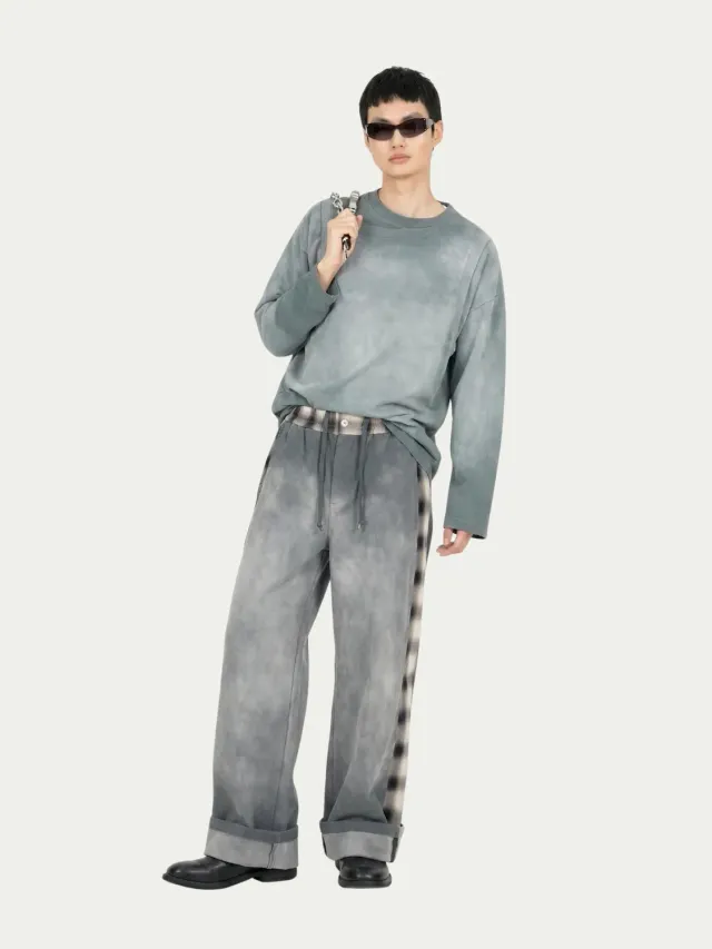 Feng Chen Wang Patched Panel jerseybukser herre
