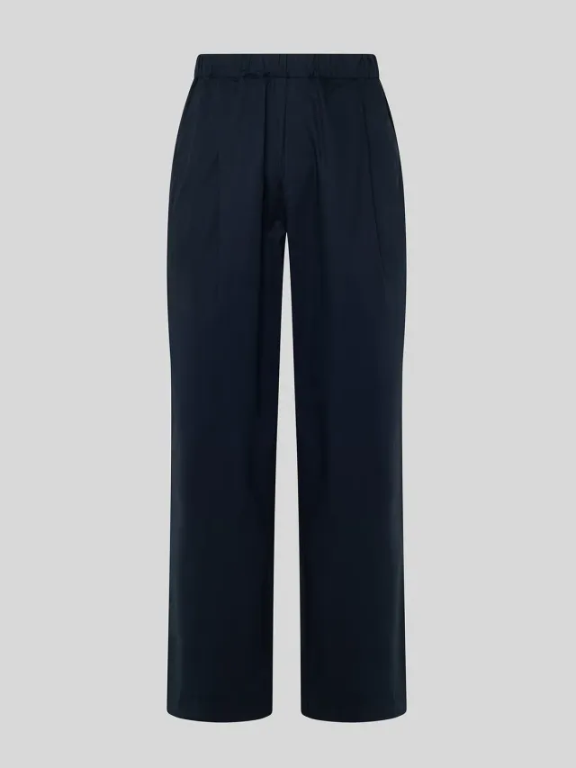 Laneus Melrose Regular Trousers bukser navy bomuld