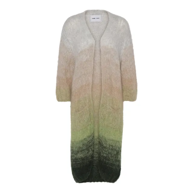 DAWNXDARE Florence 942 Emerald Multi cardigan mohair