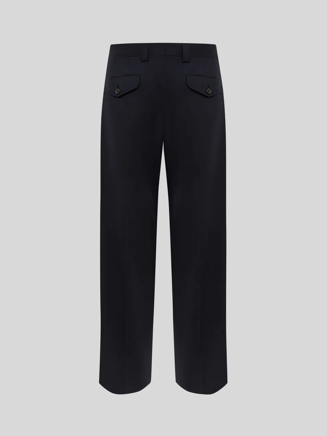 Laneus wide-leg uld bukser navy fresco 44-54