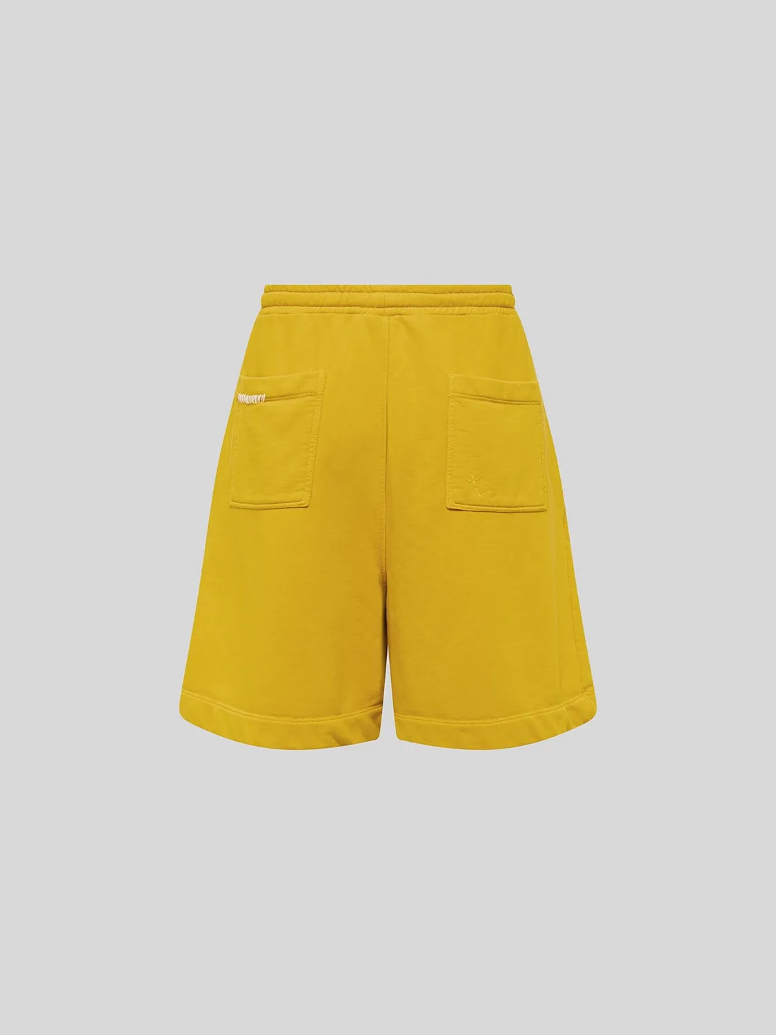 Laneus Cotton Sweat Bermuda shorts saffron bomuld