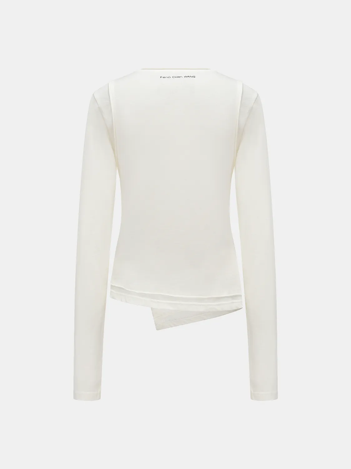 Feng Chen Wang Layered-Look jersey langærmet vintage