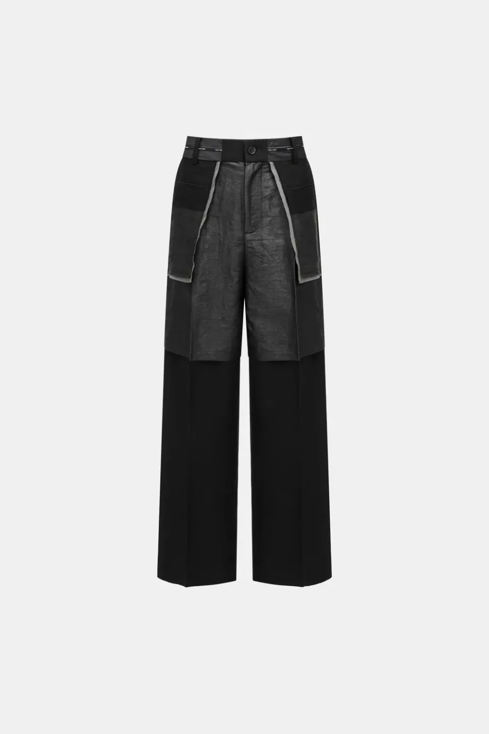 Feng Chen Wang Deconstructed Patchwork bukser løs