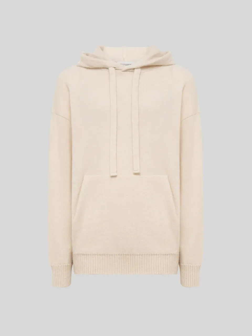 Laneus hoodie kashmir silke cream