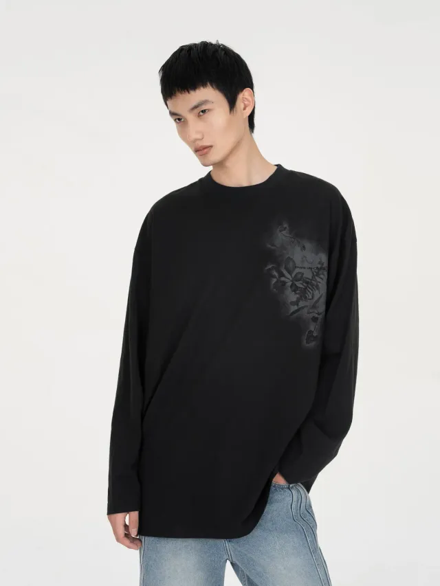 Feng Chen Wang Spray Plants t-shirt plantefarvet