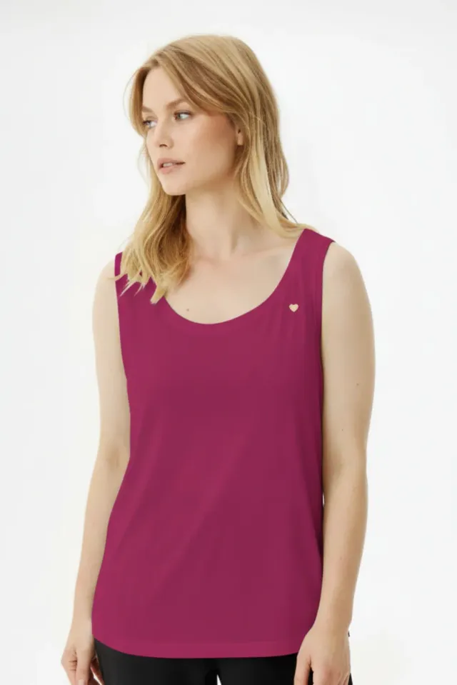 IN FRONT Nina sommertop jersey rund hals