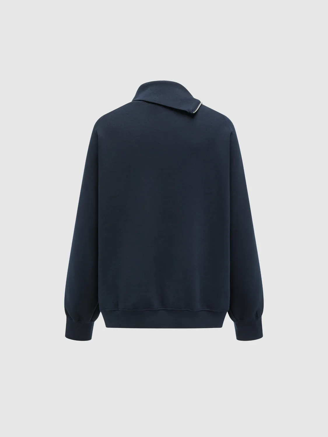 Feng Chen Wang 2-in-1 Navy Striped Patchwork sweatshirt