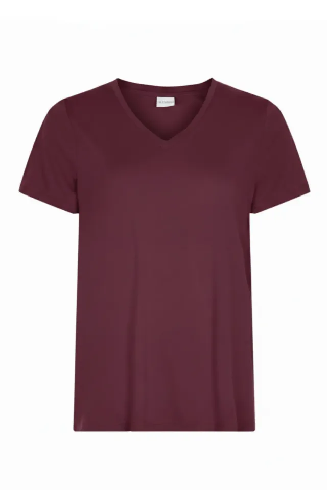 IN FRONT Nina t-shirt V-hals modal
