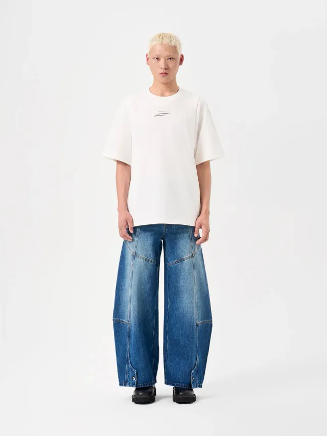 Feng Chen Wang White 2-in-1 Deconstructed t-shirt hvid