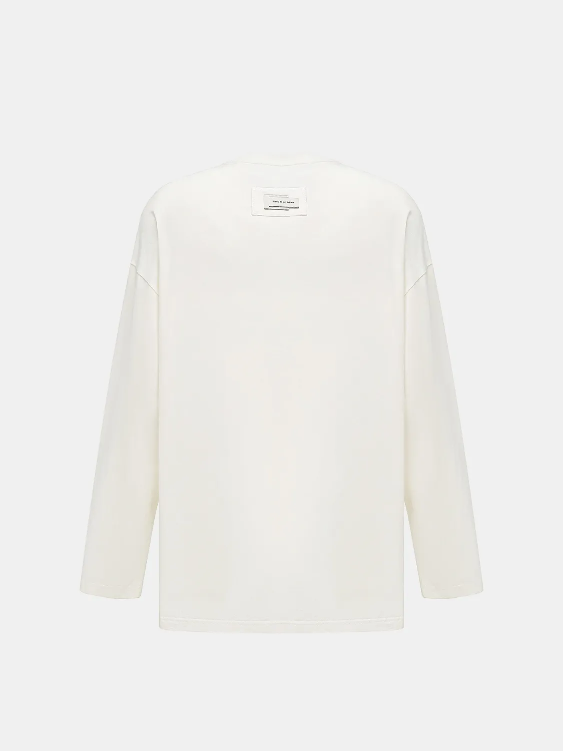 Feng Chen Wang Double Neck jersey løs herre
