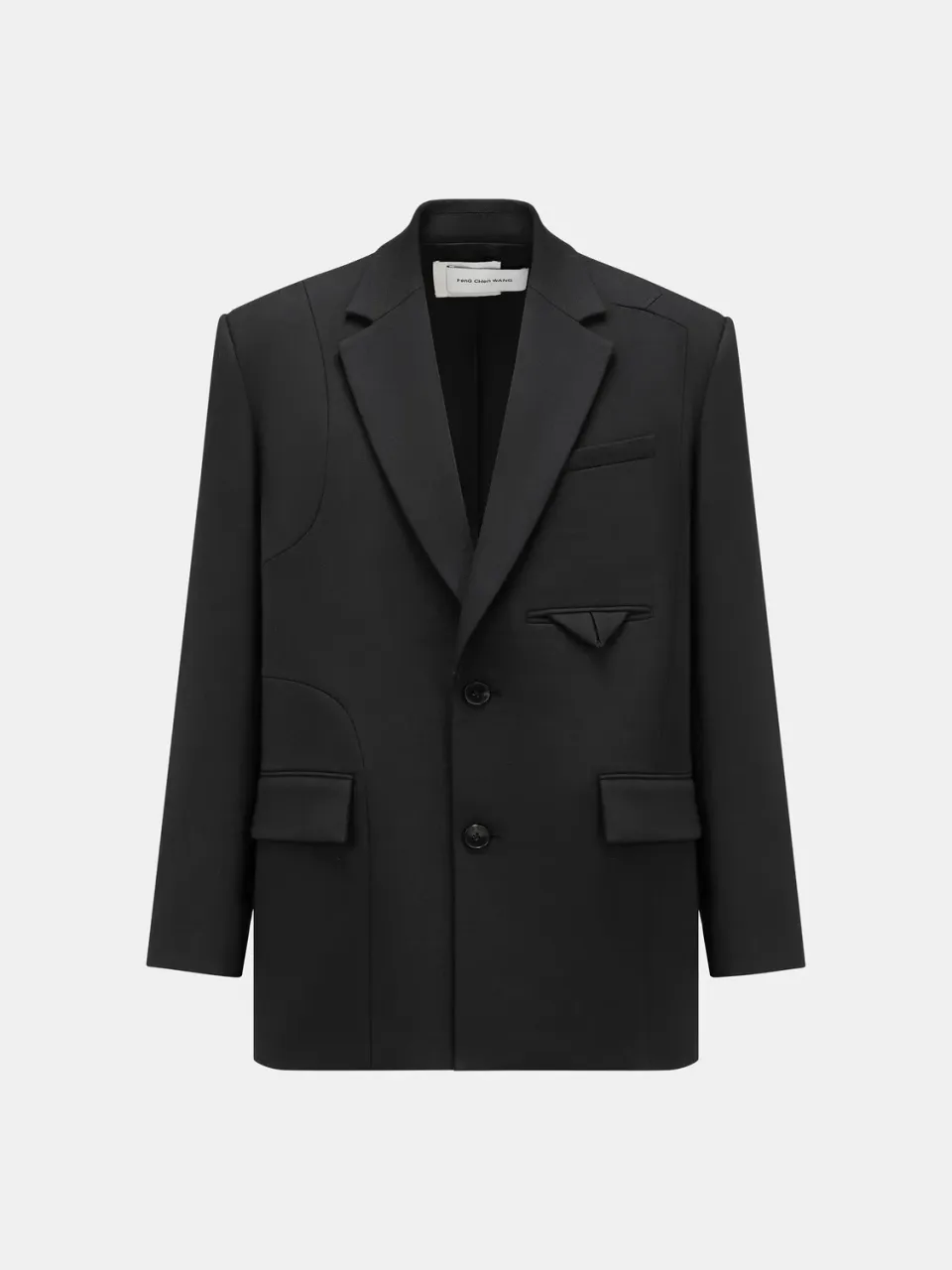 Feng Chen Wang blazer deconstructed 2-knap