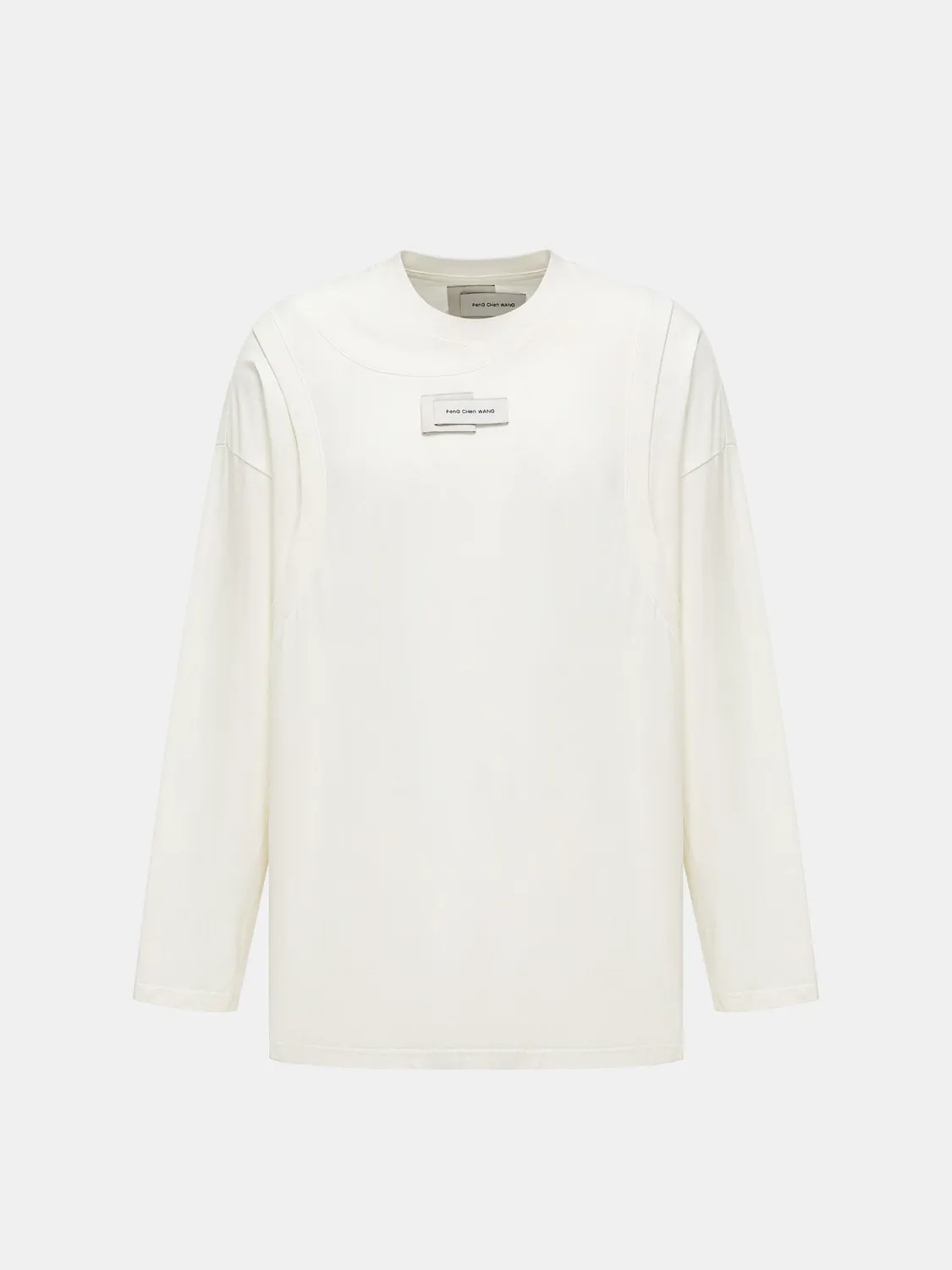 Feng Chen Wang Double Neck jersey løs herre