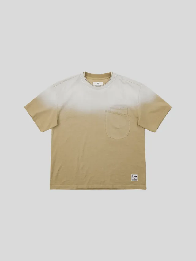 Lee x Feng Chen Wang Spray-Wash T-shirt dobbeltkrave